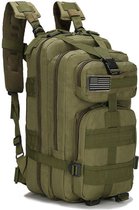 WiseGoods Premium Waterdichte Tactical Rugzak - Outdoor - Kamperen - Vissen - Rugzakken - Tas - Rugtas - Heren - Dames - Groen