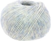 Lana Grossa Puno Due nr 22 Wit Violetblauw