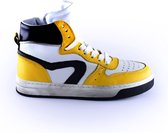 Pinocchio sneaker P1301-75CO-EC Geelzwart wit hoo-28