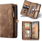 Caseme Samsung S22 Ultra hoesje - Vintage Portemonnee Bruin