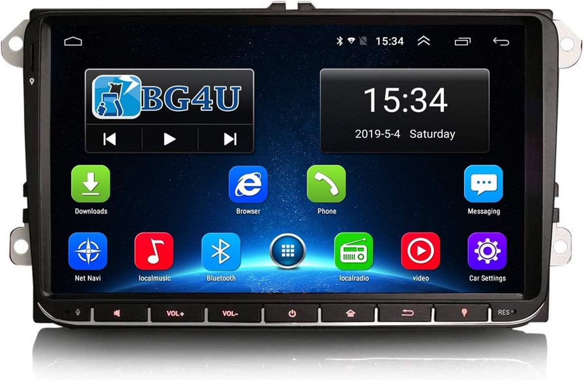 Android Autoradio pour VW Golf 5 Golf 6 Skoda Passat Polo Seat Tiguan, 7  Pouces Écran Tactile 2 DIN Radio Navigation GPS avec Bluetooth/Lien  Miroir/FM/WiFi/SWC +CANBUS+Caméra de recul : : High-Tech