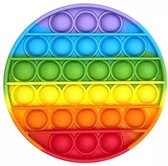 ESSENTIALS73 POP IT Fidget Toy - Regenboog Rond - Rainbow - Tiktok