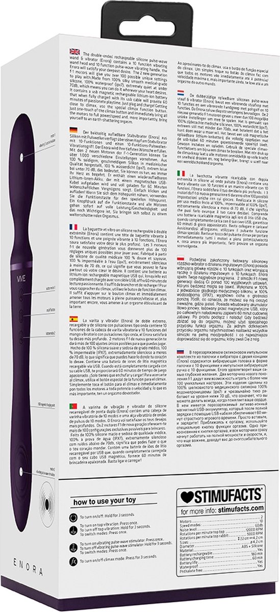 VIVE by Shots - Enora - Wand Vibrator - Purple — cadeau in Cadeau-ideeën - foto 4