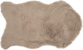 Schapenvacht - Decoratiekleed - Imitatie - 60 x 90 cm - Taupe