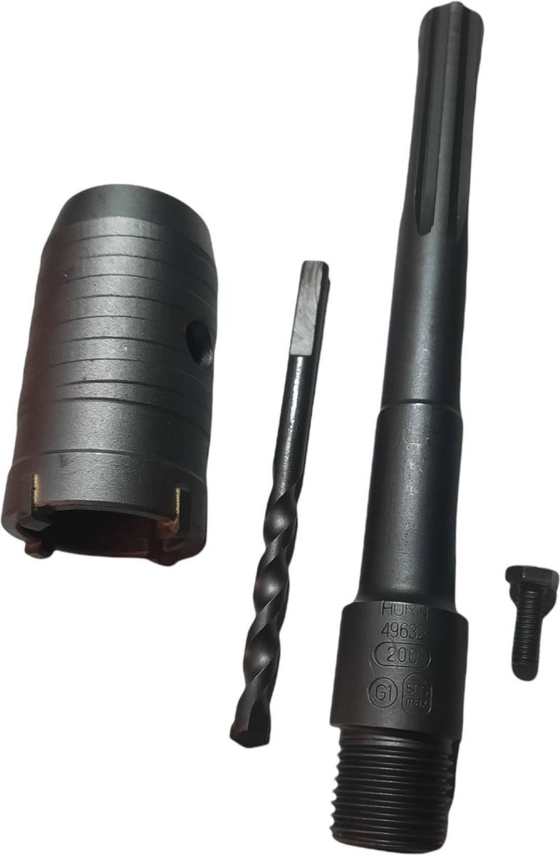 SDS-MAX dia 40mm Industriële dozenboor - Kroonboor - Doosboor set - Boren - Gatenboor - Gatenzaag - Steenboren - diamantboor - M22 aansluiting