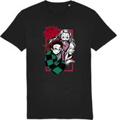 FanFix - Duurzaam - Fair Wear - Bio Katoen  - Anime Shirt - Demon Slayer  - Tanjiro - Nezuko - Inosuke - Sabito - Unisex