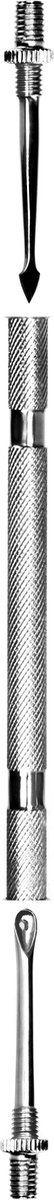BeautyTools Likdoorn Verwijderaar - Professionele Instrument Voor Het Verwijderen van Eeltpitten/Likdoorns - Dubbelzijdig (Puntje/Lepeltje) (17 cm) - (FC-2021)