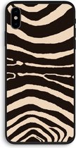 Case Company® - iPhone XS hoesje - Arizona Zebra - 100% Biologisch Afbreekbaar - Duurzaam - Biodegradable Soft Case - Milieuvriendelijke Print op Achterkant - Zwarte Zijkanten - Bescherming O