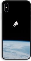 CaseCompany® - iPhone XS Max hoesje - Alone in Space - 100% Biologisch Afbreekbaar - Duurzaam - Biodegradable Soft Case - Milieuvriendelijke Print op Achterkant - Zwarte Zijkanten - Beschermi