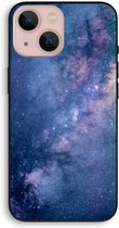 Case Company® - iPhone 13 mini hoesje - Nebula - 100% Biologisch Afbreekbaar - Duurzaam - Biodegradable Soft Case - Milieuvriendelijke Print op Achterkant - Zwarte Zijkanten - Bescherming Ove