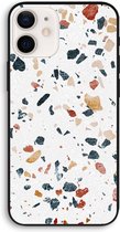 Case Company® - iPhone 12 Pro hoesje - Terrazzo N°4 - 100% Biologisch Afbreekbaar - Duurzaam - Biodegradable Soft Case - Milieuvriendelijke Print op Achterkant - Zwarte Zijkanten - Beschermin