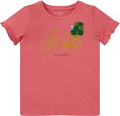 TOM TAILOR fringed printed t-shirt Meisjes T-shirt - Maat 92/98