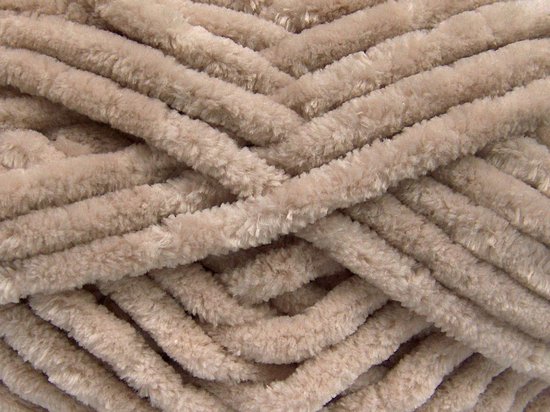 Coopay Chenille Chunky wol om te haken, dik garen, super wollig, zachte wol voor babydeken, grof chenillegaren voor dekens, sjaals, tassen, 4 x 100 g, hemelsblauw