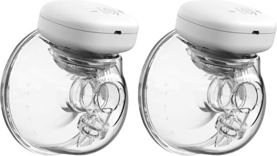 YOUHA The INs - Dubbele draadloze borstkolven - elektrische draagbare borstkolf - makkelijk kolven - BPA-vrij - handsfree kolven - 24mm (28mm optioneel) - borstvoeding - dubbele borstkolven - 2x 240ML opvangcups