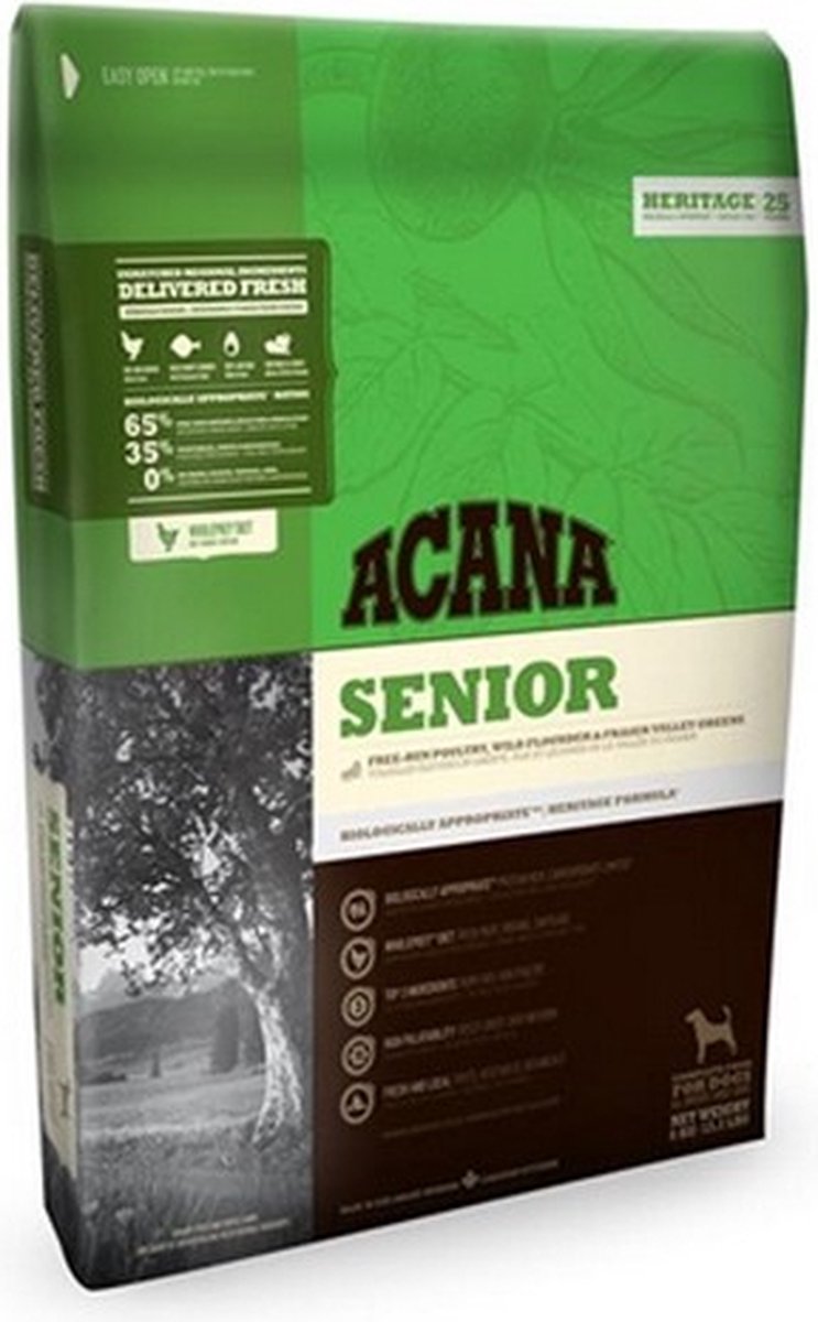 Acana Heritage Senior Dog 11,4 kg - Hond