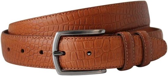 Leren heren riemen cognac - 25% Paasvoordeel op (bijna) alles