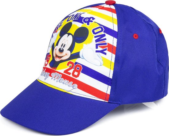 Disney Mickey Mouse Pet / Cap - Blauw - jaar)