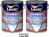 Levis Expert Gevel - Topkwaliteit Buitenmuurverf - Kleur RAL 5007 Briljant Blauw - 2x5 L