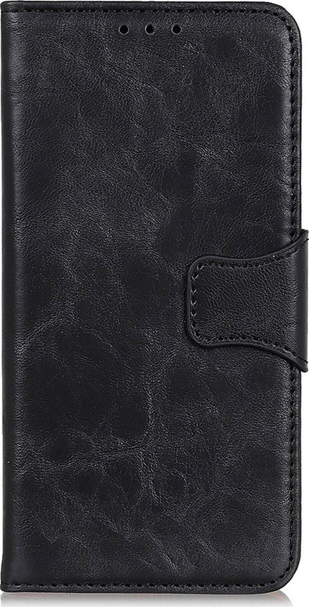 Shop4 - OnePlus Nord 2 5G Hoesje - Wallet Case met Pasjeshouder Cabello Zwart