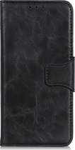 Shop4 - Samsung Galaxy A03s Hoesje - Wallet Case met Pasjeshouder Cabello Zwart