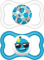 Mam Baby Air 6+ Blue Silicone Soother 2u
