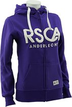 RSC Anderlecht paarse hoodie met rits kids maat 146/152 (11 a 12 jaar)