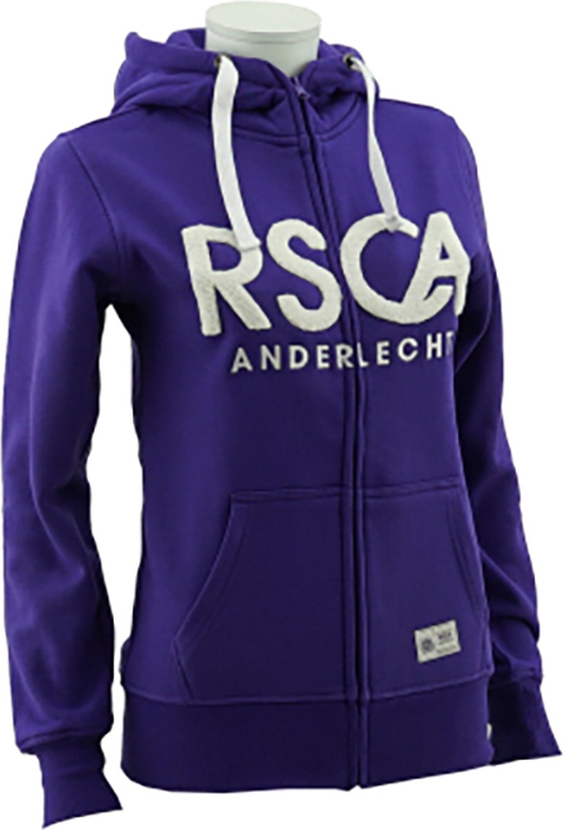 RSC Anderlecht paarse hoodie met rits kids maat 146/152 (11 a 12 jaar)