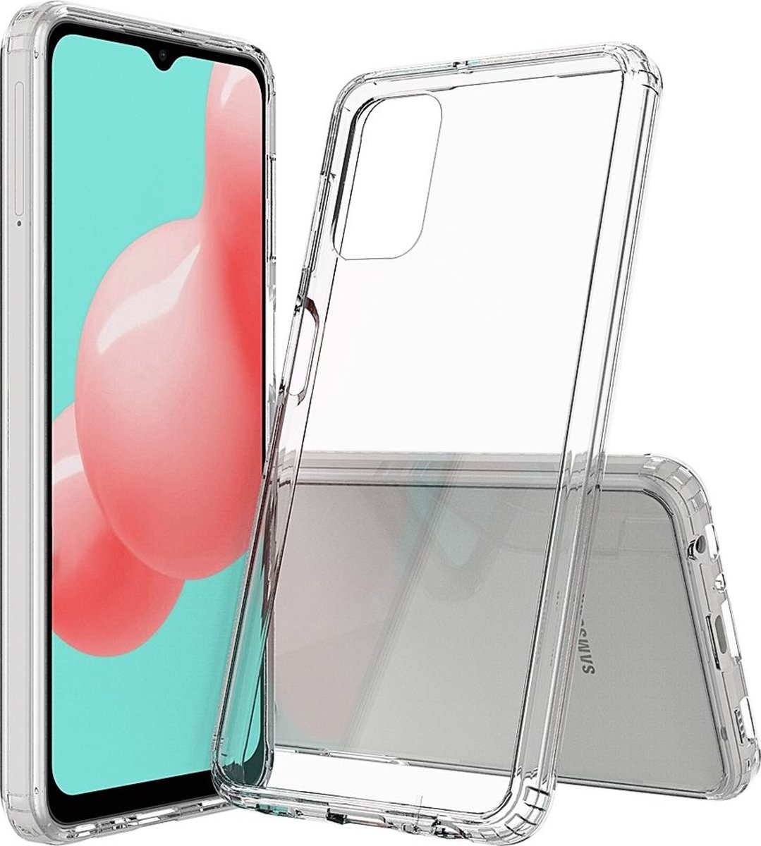 Mobigear Doorzichtig Hoesje geschikt voor Samsung Galaxy A32 5G Telefoonhoesje Hardcase | Mobigear Crystal Backcover | Doorzichtig Telefoonhoesje Galaxy A32 5G | Galaxy A32 5G Case | Back Cover - Transparant