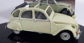 Citroën 2CV AZL8 1970/73 (open roof) (Creme) (9cm) 1:43 Vitesse - Modelauto - Schaalmodel - Miniatuurauto