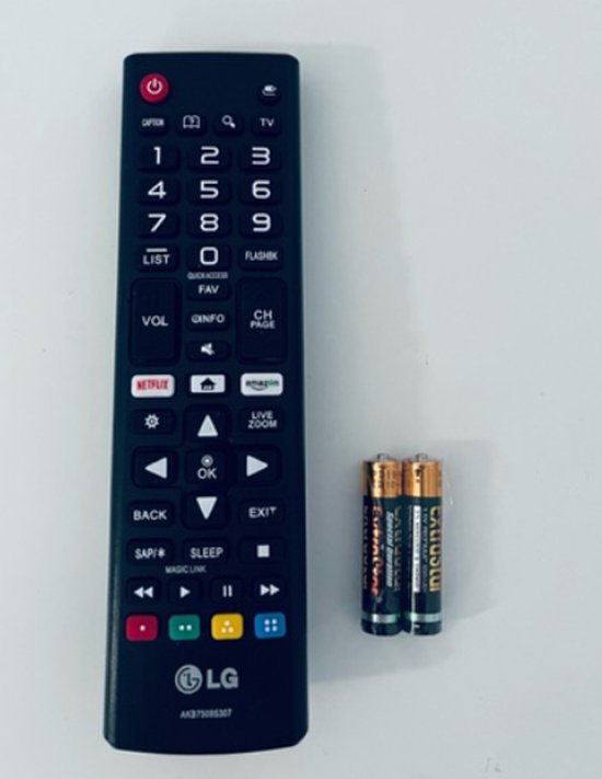 Telecomando Universale Smart Per TV LG – Sostituzione Con Tasti 3D, Netflix E MND, Modello AKB75095308