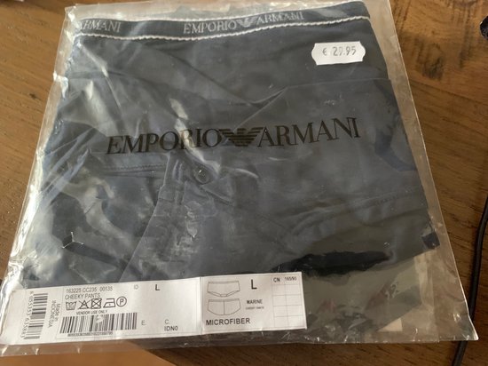 Emporio Armani Cheeky Pants Marine maat L