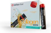 Swiss Vitae Marine Collagen - Collageen - Zichtbaar jongere huid - Vermindert rimpels en fijne lijntjes - 8 shots