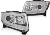 Koplampen met parkeerlicht CHRYSLER JEEP GRAND CHEROKEE 11-13 CHROOM