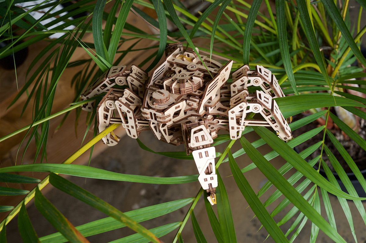 UGEARS Houten 3D Model - Hexapod Verkenner — afbeelding 20
