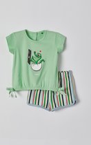 Woody pyjama meisjes - krokodil - groen - 221-3-BST-S/703 - maat 56