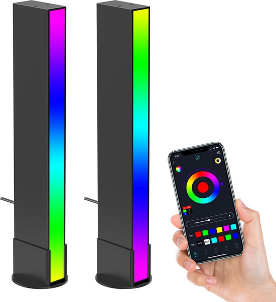 stil liberaal revolutie VIJIM GL01 RGB LED Game Light – set van 2 lichtbalken - Op afstand  bestuurbaar vanuit... | bol.com