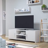 tv meubel - tv meubel industrieel - tv meubel Wit -dressoir - tv meubel hout  - tv meubel kast - luxe - design - Hout - 110*35*36cm