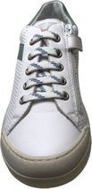 Naturino Mt 31 veter / rits bumper lederen sneakers Clarendon wit mint