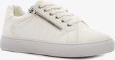 Blue Box dames croco sneakers - Wit - Maat 40