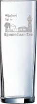 Gegraveerde longdrinkglas 31cl Egmond aan Zee