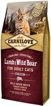 Carnilove granenvrij Lam & Wild Zwijn Sterilised 6kg