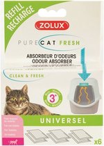 Zolux clean & fresh universeel filter kattenbak (6 ST)