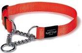 Rogz For Dogs Lumberjack Choker Hondenriem - Oranje - 25 mm x 43-73 cm