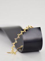 Armband wavy branch - goud