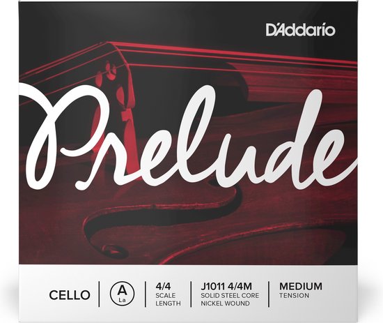 Foto: D addario j1011 4 4m prelude cello losse a snaar medium