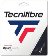 Tecnifibre Black Code - 1.24 - Set - Tennissnaar - Zwart