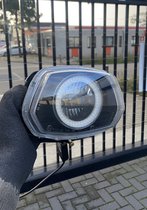 Led Angel Eye in koplamp unit - Vespa Sprint - Scooteronderdeel - Verlichting - Plug & Play - H4 - Oud model - 2014 2015 2016 2017