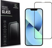 Screenprotector iPhone 13 - Full Cover Tempered Glass voor Apple iPhone 13 Afgeronde Hoeken - iPhone 13 Volledige Dekking Beschermglas Round Edge - Smartphonica