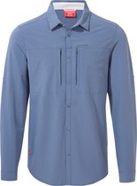 Craghoppers - UV blouse voor mannen - Lange Mouwen - Pro IV - Blauw - maat S