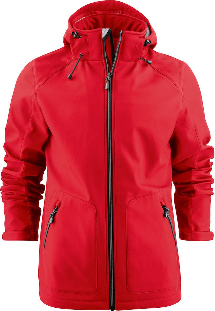 Printer Softshell Jas Karting - Rood - Maat 4XL